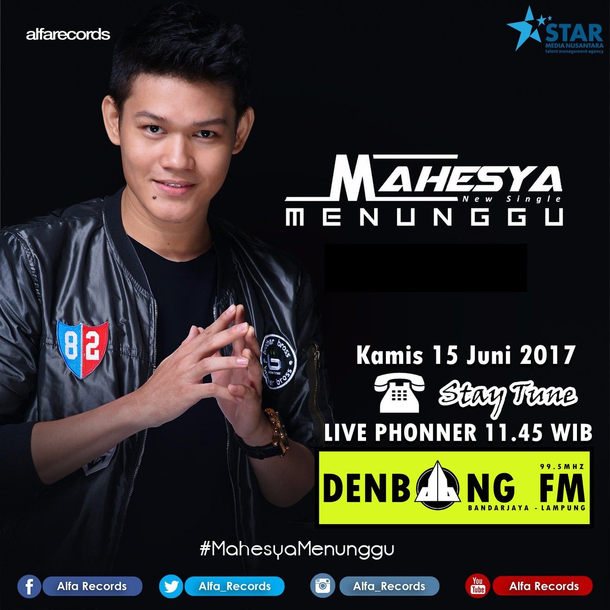 Denbang995FM's tweet photo. #LivePhonner @mahesyapratama Dengan Single #Menunggu
Cc: @alfa_records Hari Ini #SimpatisanRDB
Simak Ya Obrolan Serunya w/MD: @KiaHarvesya https://t.co/MxDLG3hOhM