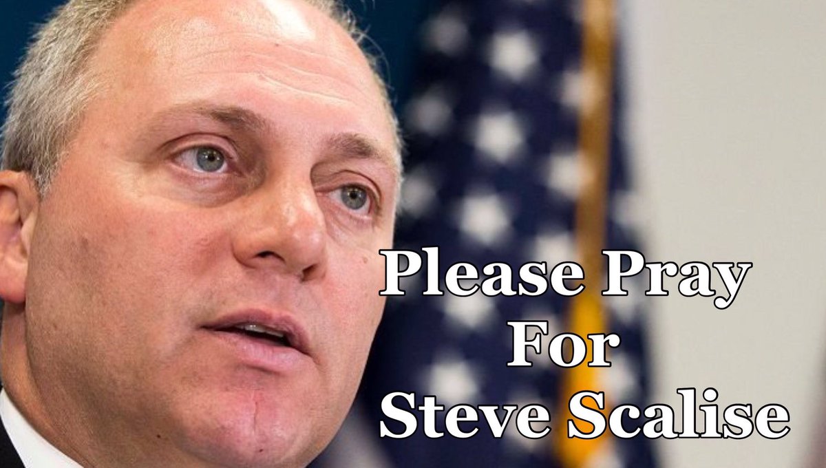 #pray4stevescalise & his family tonight. The Congressman remains in critical condition. #Alexandria #shooting @repstevescalise