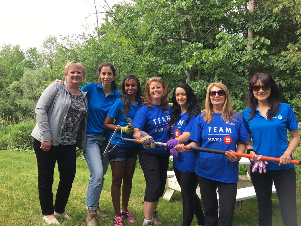Great day gardening at hope Place Addiction Centre in Milton Ontario