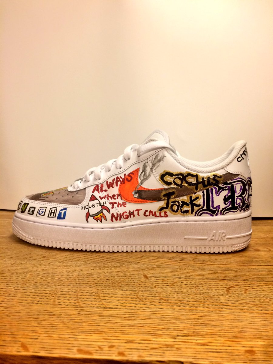 af1 travis scott custom