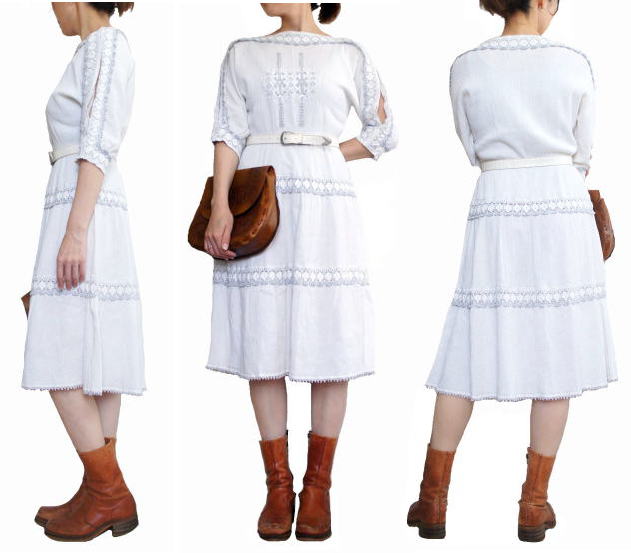 Nuts Smith Street Market على تويتر 80年代ギリシャ製コットンワンピース 浅めのボートネック 袖のスリット 刺繍レーストリムが女性らしく上品な雰囲気です ギリシャ ワンピース ヨーロッパ古着 Nutssmith 詳しくはこちら T Co Xwwk0k6qo5