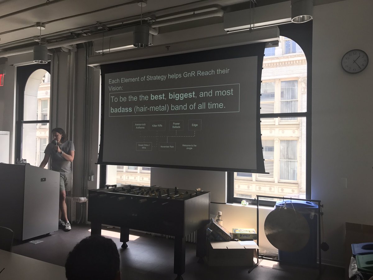 mustrockUX's tweet photo. Comparing product strategy with hair metal band strategy of @gunsnroses @pivotallabs by @jimbosity #killerriffs #productmanagement https://t.co/5sgkGcZpqr