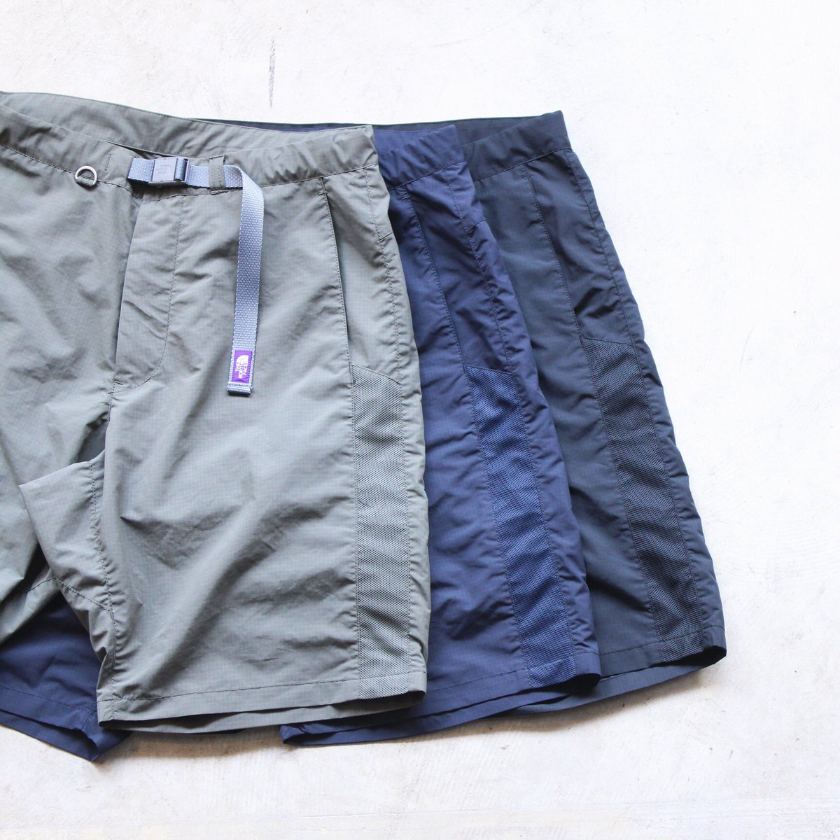 the north face purple label shorts