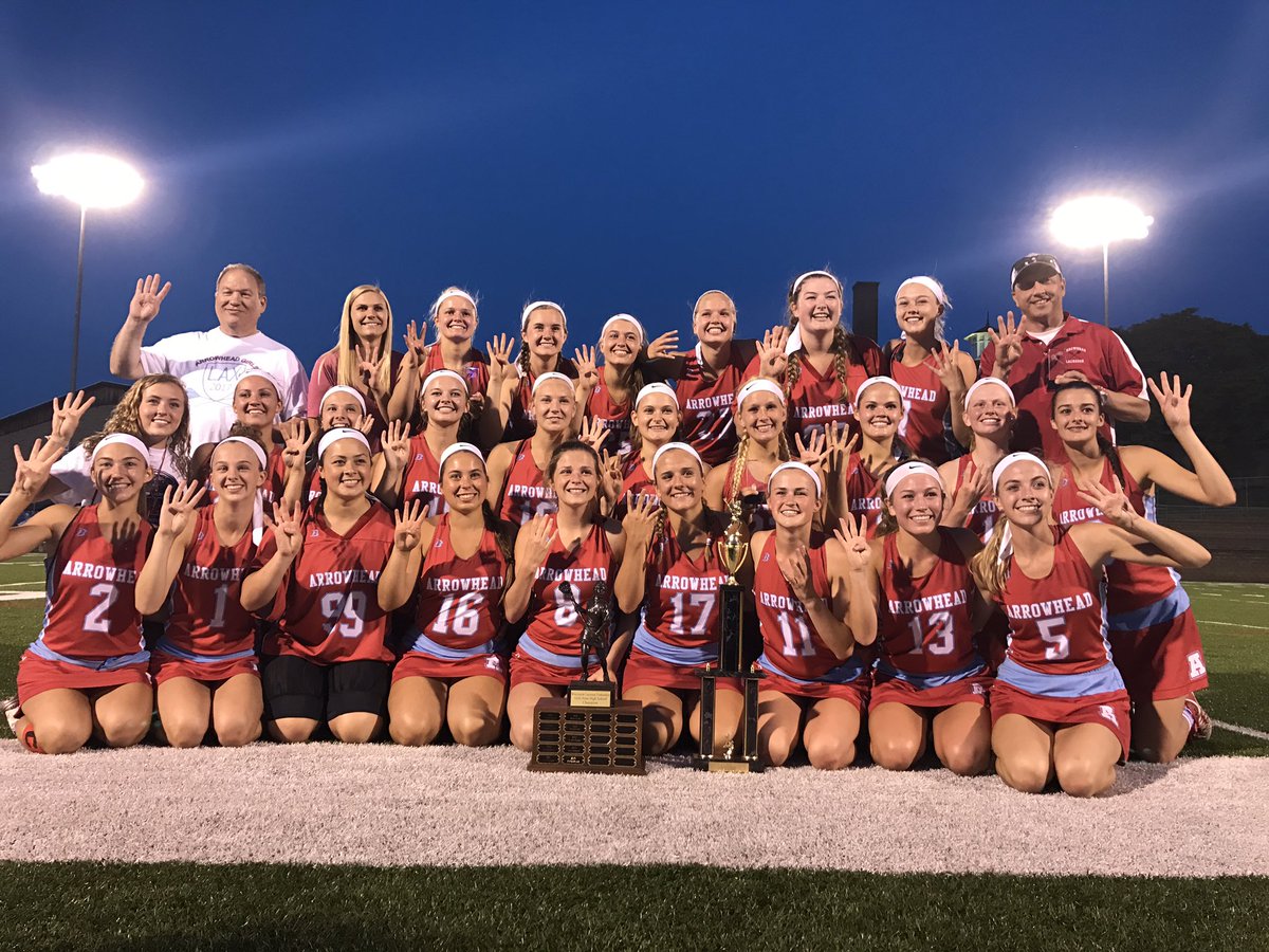 AHSGators17's tweet photo. Congratulations to the girls lacrosse team on winning state for the 4th year in a row‼️❤🦅💙 #4peat https://t.co/PuzxO6EogB