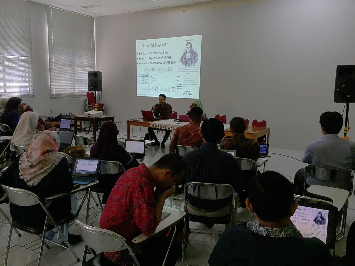 Workshop aplikasi jejaring bayesian di bidang ilmu lingkungan. Perpustakaan unsyiah.