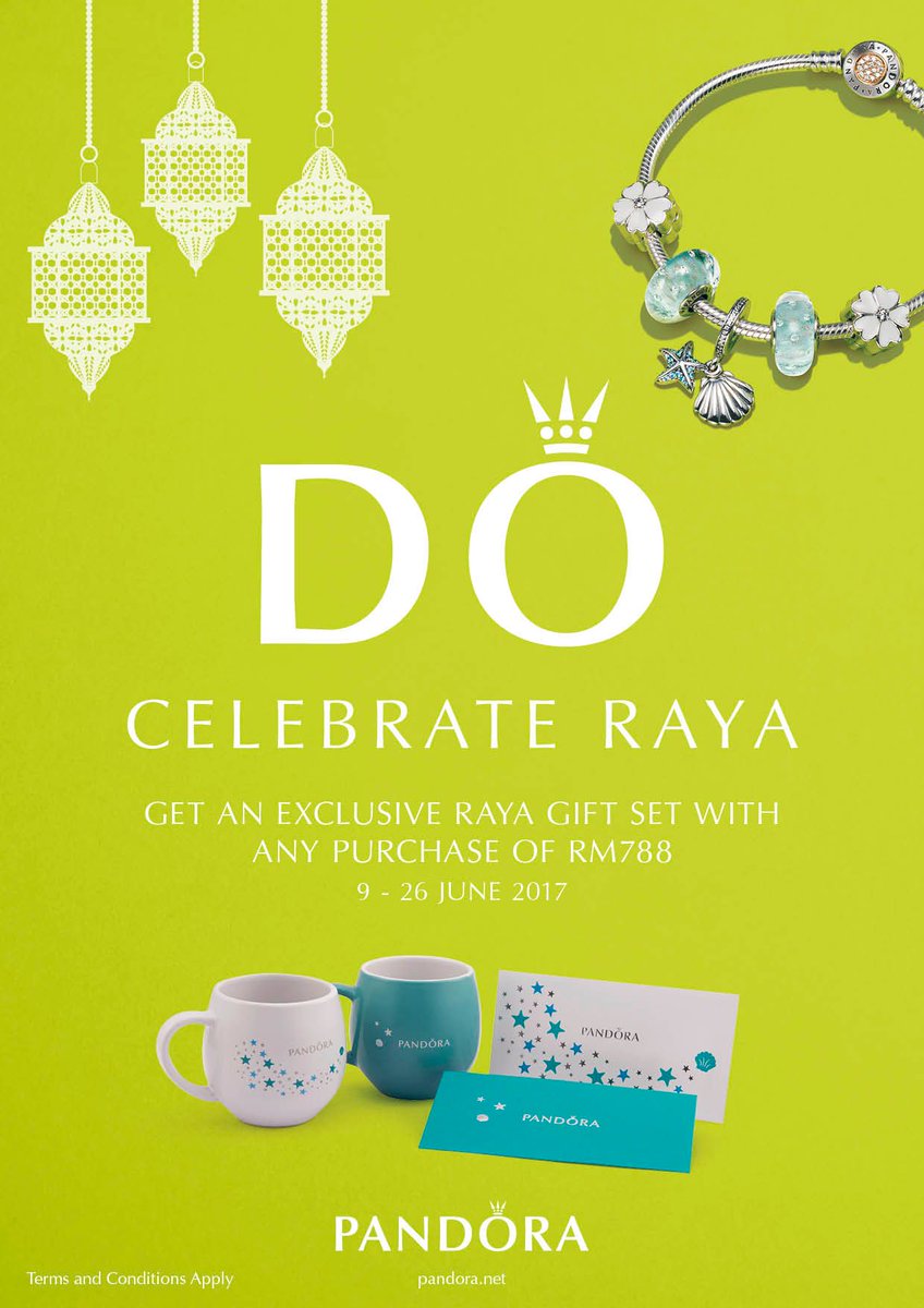 suriasabah's tweet photo. DO Celebrate Raya with PANDORA.
Aidilfitri filled with joy and happiness.
Create your own style this with PANDORA’s hand-finished jewellery. https://t.co/8rPwppIvhf