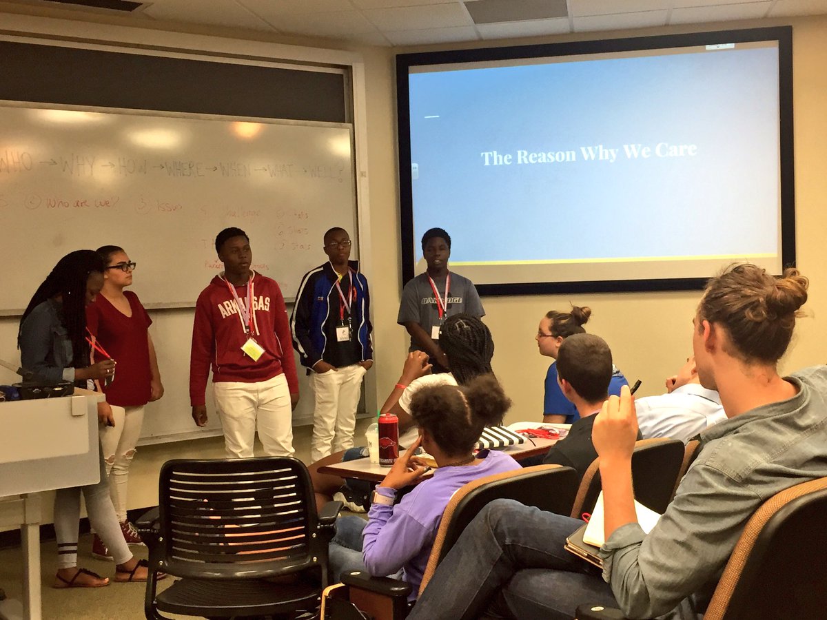 NobleImpact's tweet photo. Guest speakers next year @uawaltoncollege summer experience must be @G_Scruggs @archildrensFred @MalcolmLondon @StevenWClark @VinnyRey. Yes? https://t.co/pinyoT2jr6