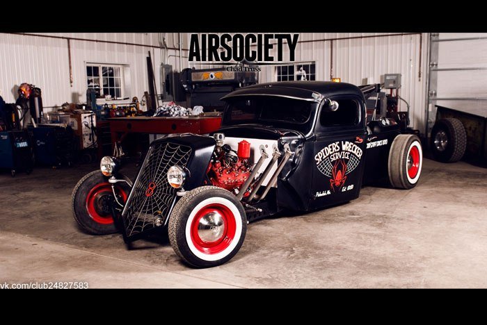 HotRodGallery's tweet photo. 1947 #Ford Pickup Tow Truck https://t.co/bkBIVZAzxu