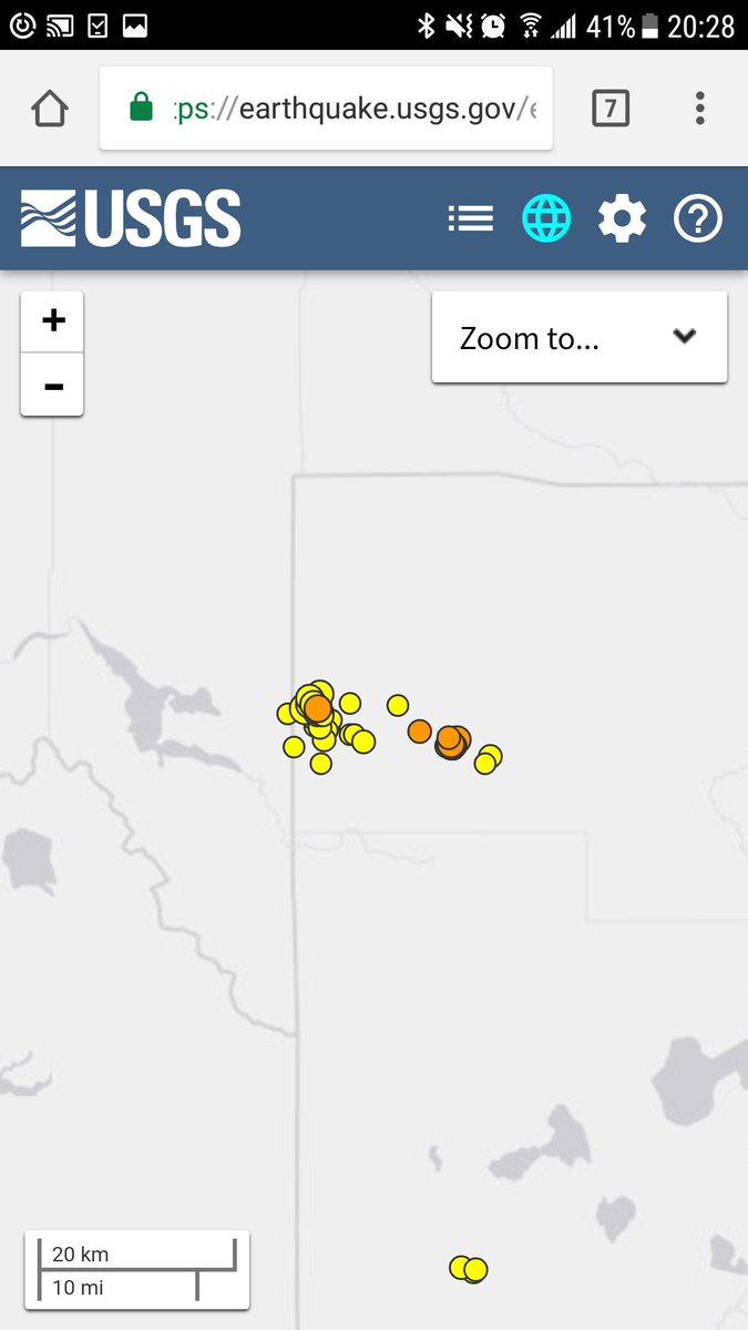 Around 70 quakes in last 7 days in Yellowstone! #usgs #earthquake #earth # data #DataScience
