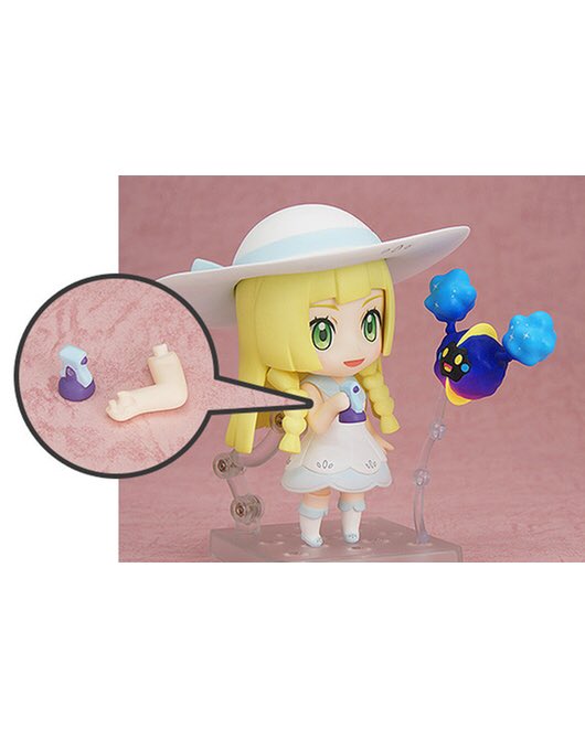 TophGames's tweet photo. New pics of Lillie #nedroid! If you preorder from Goodsmile, you get the extra arm+potion while the Clefairy doll is from #Pokemon Center! https://t.co/LyiDFwE4FN