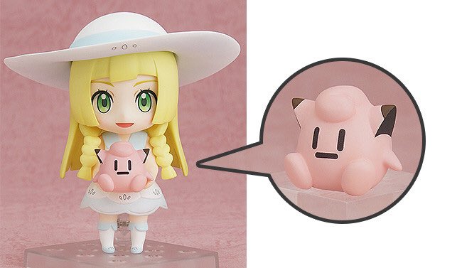 TophGames's tweet photo. New pics of Lillie #nedroid! If you preorder from Goodsmile, you get the extra arm+potion while the Clefairy doll is from #Pokemon Center! https://t.co/LyiDFwE4FN