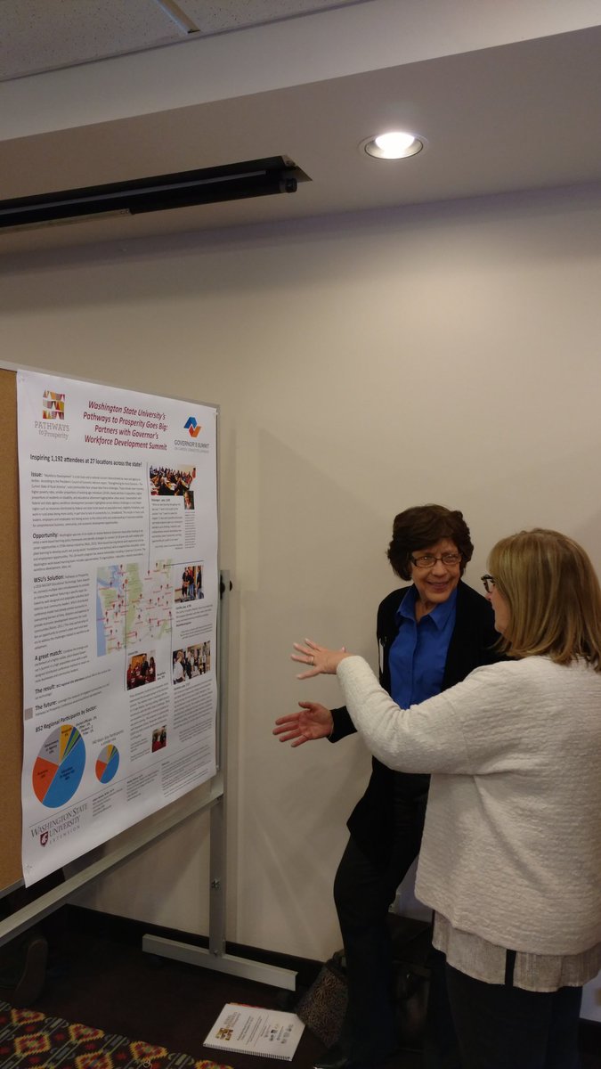 MonicaBabine's tweet photo. #commdev17 #WSU & #UofNeb talk WA Gov Summit on CCL #wacareersummit Go #Cougs https://t.co/Ajh4Uq6tnh