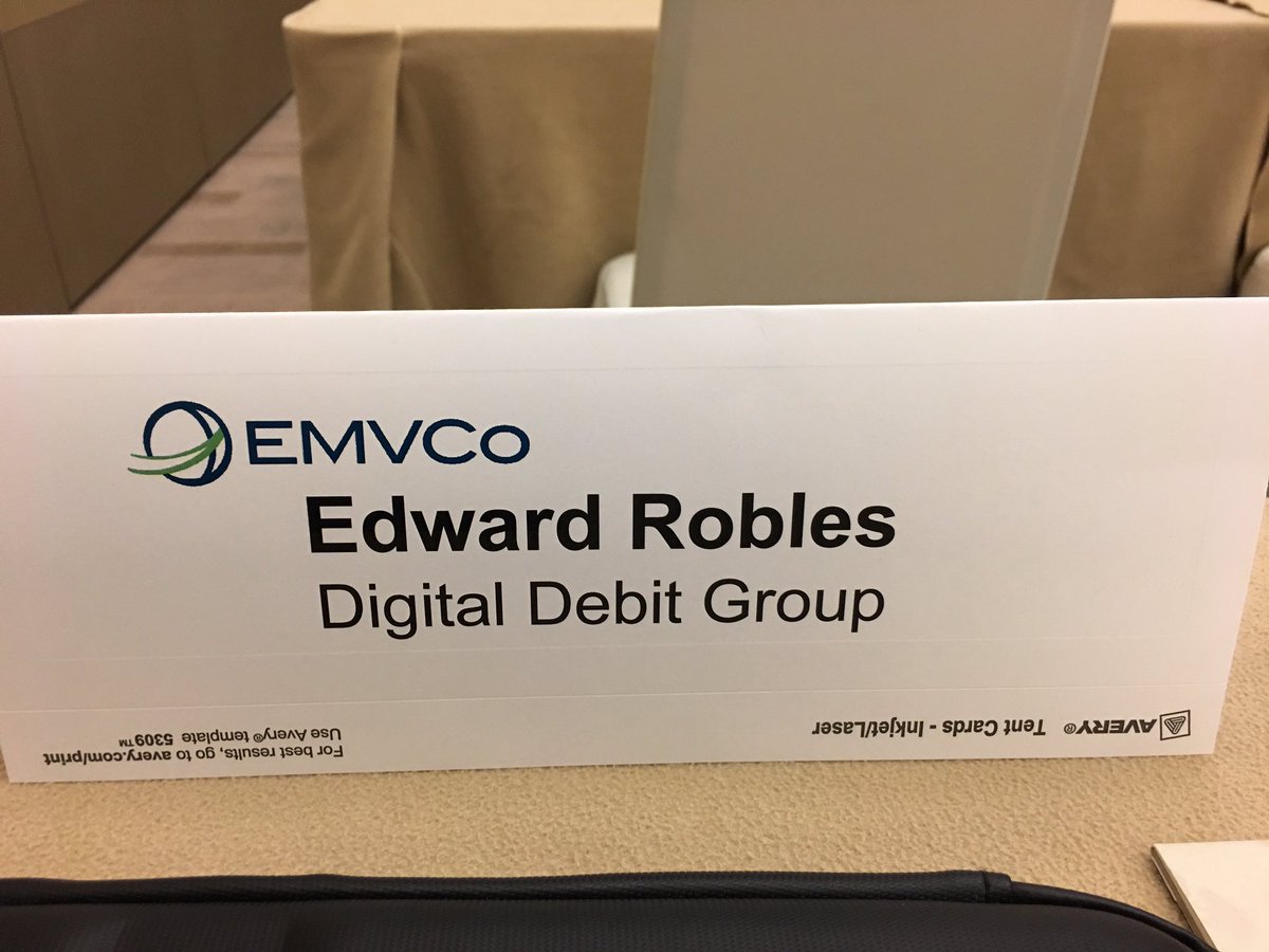 robles_edward's tweet photo. Day 2 of EMVCo user meetings. #mobilepayments #digitaldebit #P18Mentors #qondado https://t.co/zukJujpnty