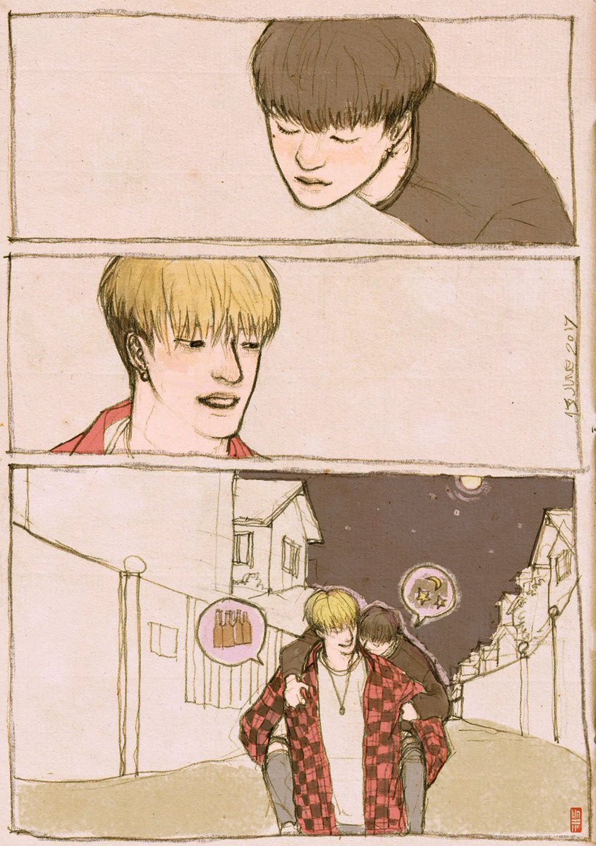 Parkshi96's tweet photo. drinking too much #bjin #binhwanfanart #bjinforlife https://t.co/YSZz1UmQTQ