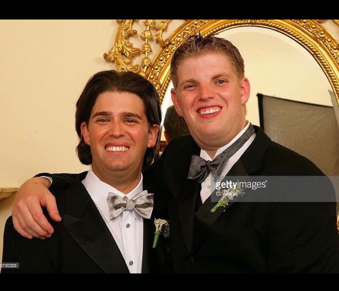 TopherKnapp's tweet photo. When your sister finally agrees to have a 3-way with you and your bro > @DonaldJTrumpJr @EricTrump @IvankaTrump  #Prom2002 😎 https://t.co/OPf9aIpS3x