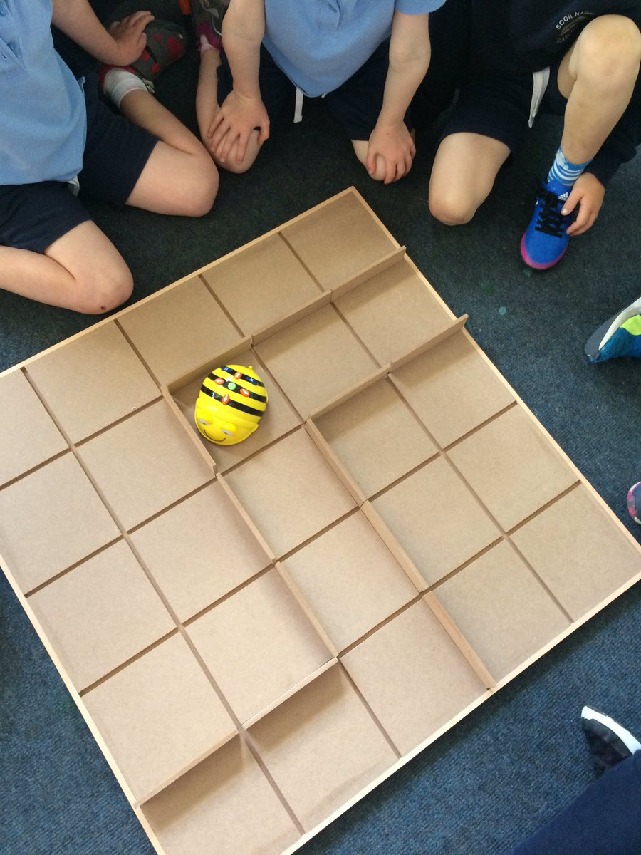 MrsBellsClass's tweet photo. Lots of learning using #BeeBots in @MsHodginsClass today @PDSTNumeracy @PDST_TechinEd @followstannes https://t.co/1ENIHu7nJo