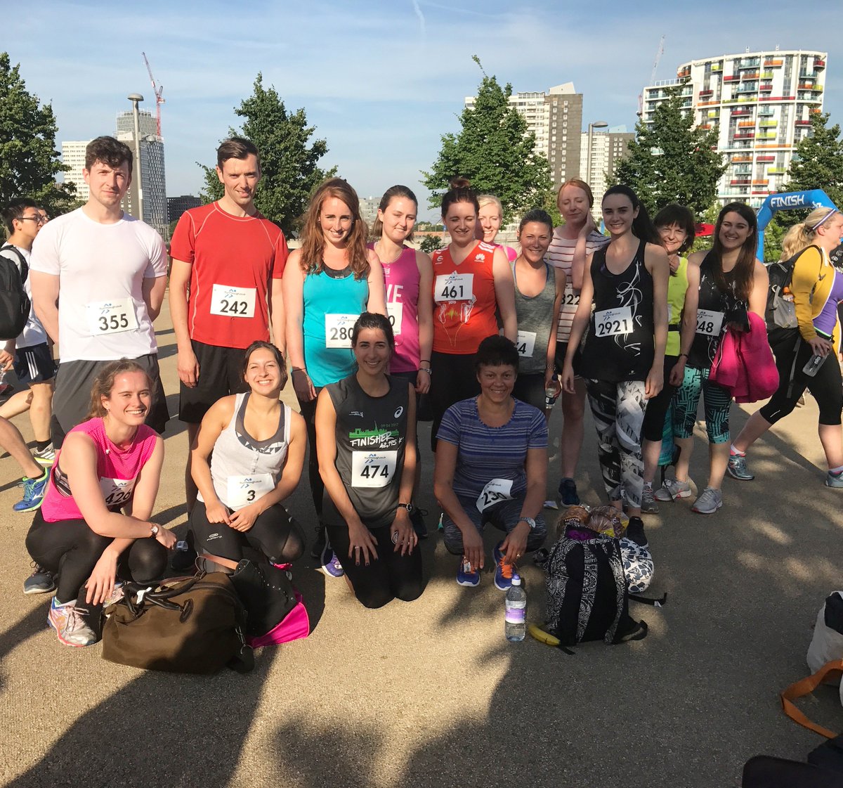 Foodanddrinkfed's tweet photo. Day 3 of the #BNFHEW17 saw the FDF team take part in the @runthroughuk #ChaseTheSun 5k/10k runs around the #OlympicVillage @Foodafactoflife https://t.co/kAhl9t1i0o