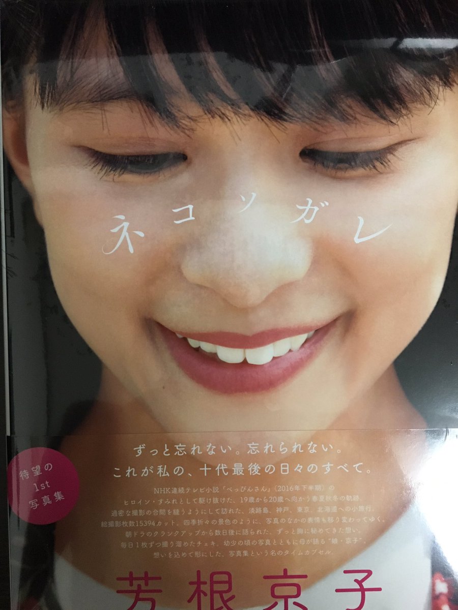 よしねそぅ 予約してたのが届いた ネコソガレ 今から読む めちゃんこ嬉しい 芳根京子 写真集 ネコソガレ