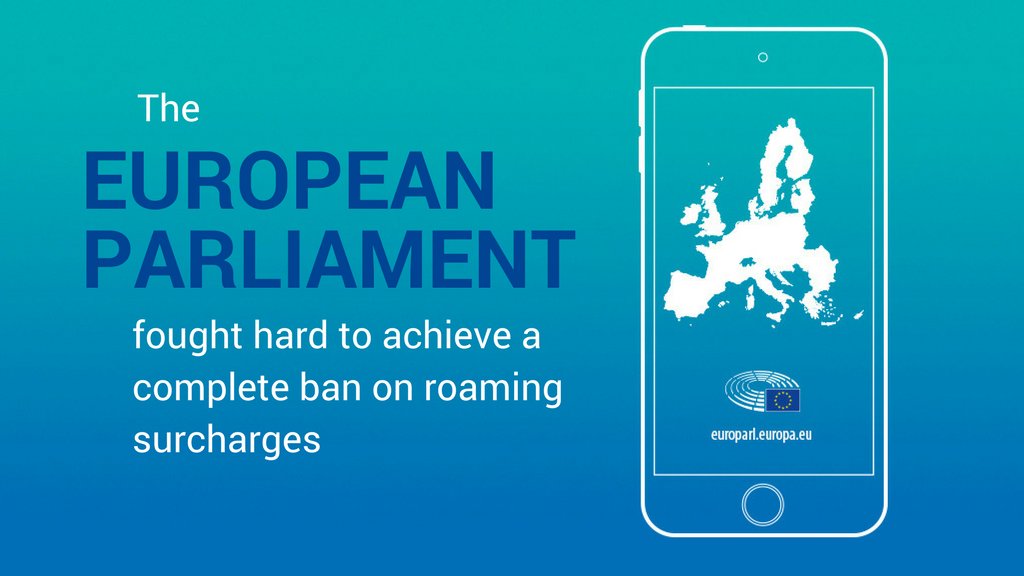 Europarl_EN's tweet image. Today marks the end of #roaming charges: travel, discover Europe and call home at your usual home fees! ✈📱 bit.ly/2rz0rTS