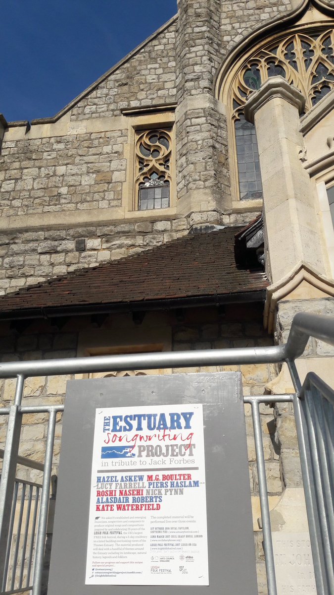 Leigh Folk Arts (@leighfolkarts) on Twitter photo Spotted! <a href="/estuarysong/">Estuary Songwriting</a> poster outside a new venue for #lff17 - Wesley church in #leighonsea - book your tickets at music.leighfolkfestival.com Spotted! <a href="/estuarysong/">Estuary Songwriting</a> poster outside a new venue for #lff17 - Wesley church in #leighonsea - book your tickets at music.leighfolkfestival.com