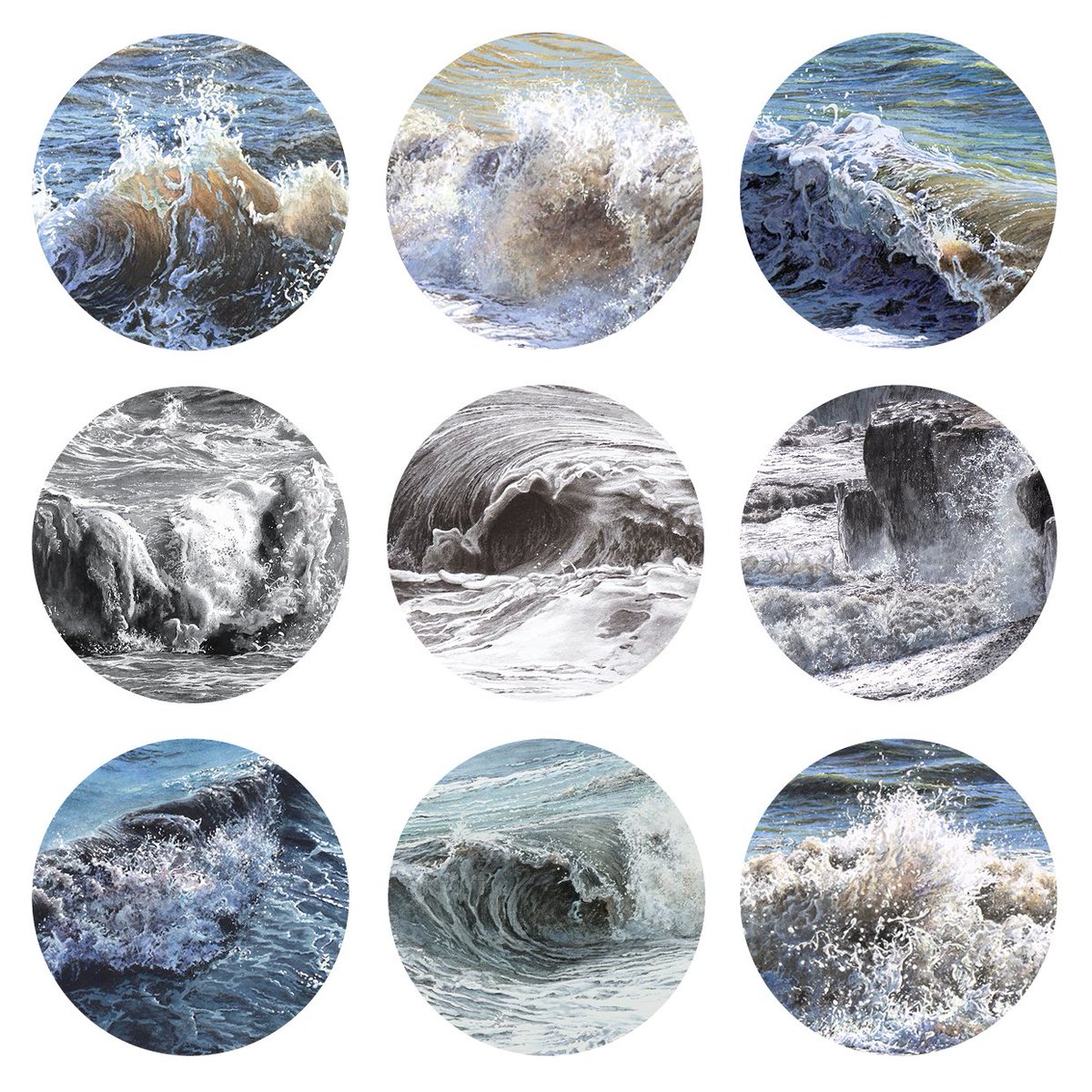 Open from Sat 17th, 10-5 <a href="/SEOpenStudios/">South East Open Studios</a> with <a href="/Louisa_Crispin/">Louisa Crispin</a> and Sue Scullard -  Hawkhurst, TN18 4NU. Here's details from my wave #paintings