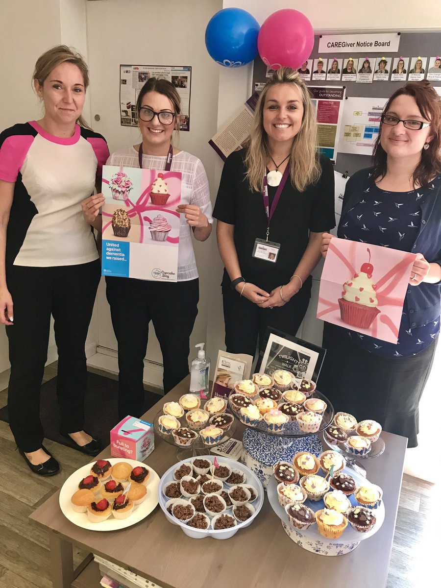 Pop into our Breakroom for some #CupcakeDay fun and goodies today! Hope to raise lots of money for a great cause! #dementia #lovetocare