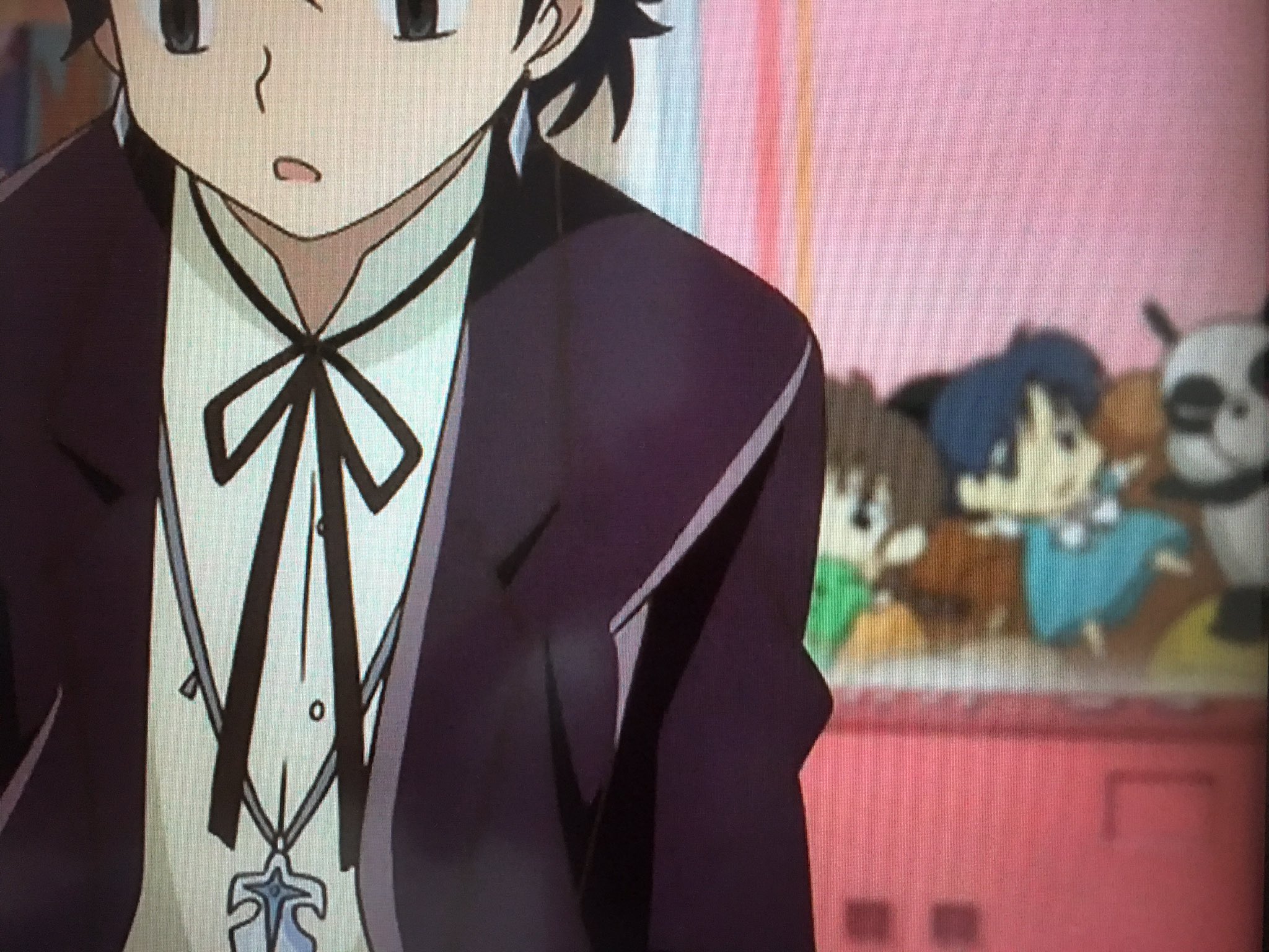 うたは 境界のｒｉｎｎｅ第1期を見返してたら クレーンゲームの中に 乱馬とあかねちゃんと玄馬 パンダ らしきぬいぐるみが 超今更 別のシーンだとpちゃんらしきぬいぐるみも 第1期やってた時期はらんま1 2にハマってなかったので気づかなかった