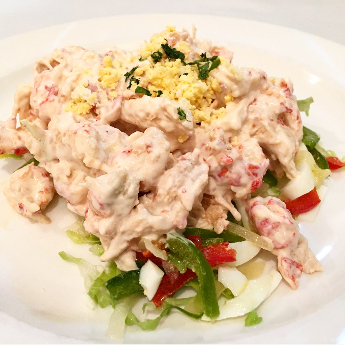 Ensalada de colas de cangrejo de río <a href="/ninoredruello/">Nino Redruello</a>