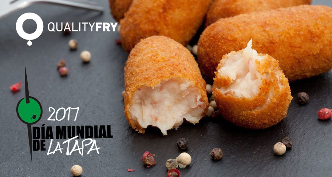 QualityFry's tweet photo. Hoy celebramos el #DíaMundialdelaTapa. ¡Larga vida a las tapas de fritura! #TapasDay #FastChefElite @FACYRE @SaboreaEspana @FEHRhosteleria https://t.co/KQUDnGxLw8