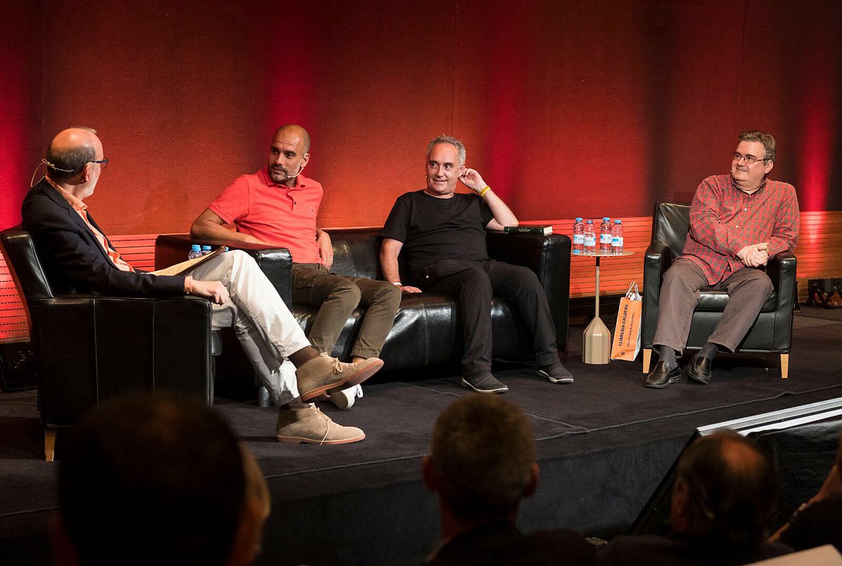 amicsdejohan's tweet photo. Deliciosa charla de Guardiola-Adrià-Pamies. los @amicsdejohan #Sortiuidisfruteu  

https://t.co/stKucrldsi https://t.co/4NVXzrercm