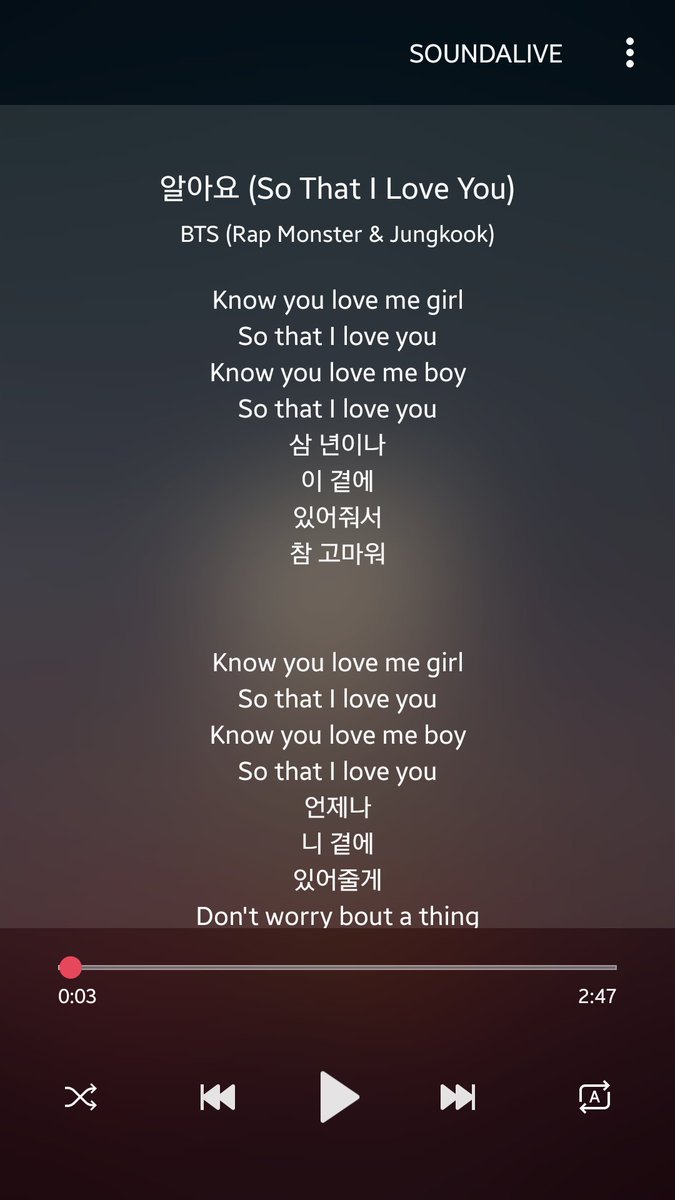 Ken On Twitter Dl 2016btsfesta I Know So That I Love You By Rm Jk With Lyrics Amd Album Art Download Link Mediafire Https T Co Bslgg58jeb Https T Co 0nicnyoo2a