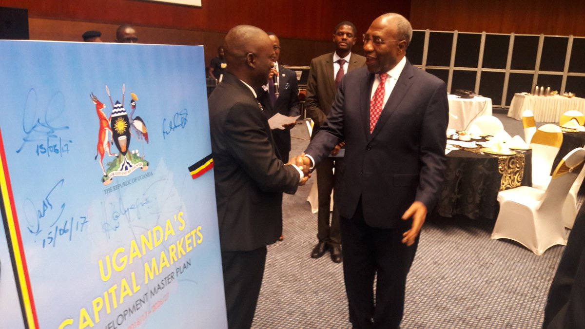 OPMUganda's tweet photo. PM @RuhakanaR has launched Uganda's Capital Markets Development Master Plan on behalf of HE @KagutaMuseveni https://t.co/CLK1uHOBge