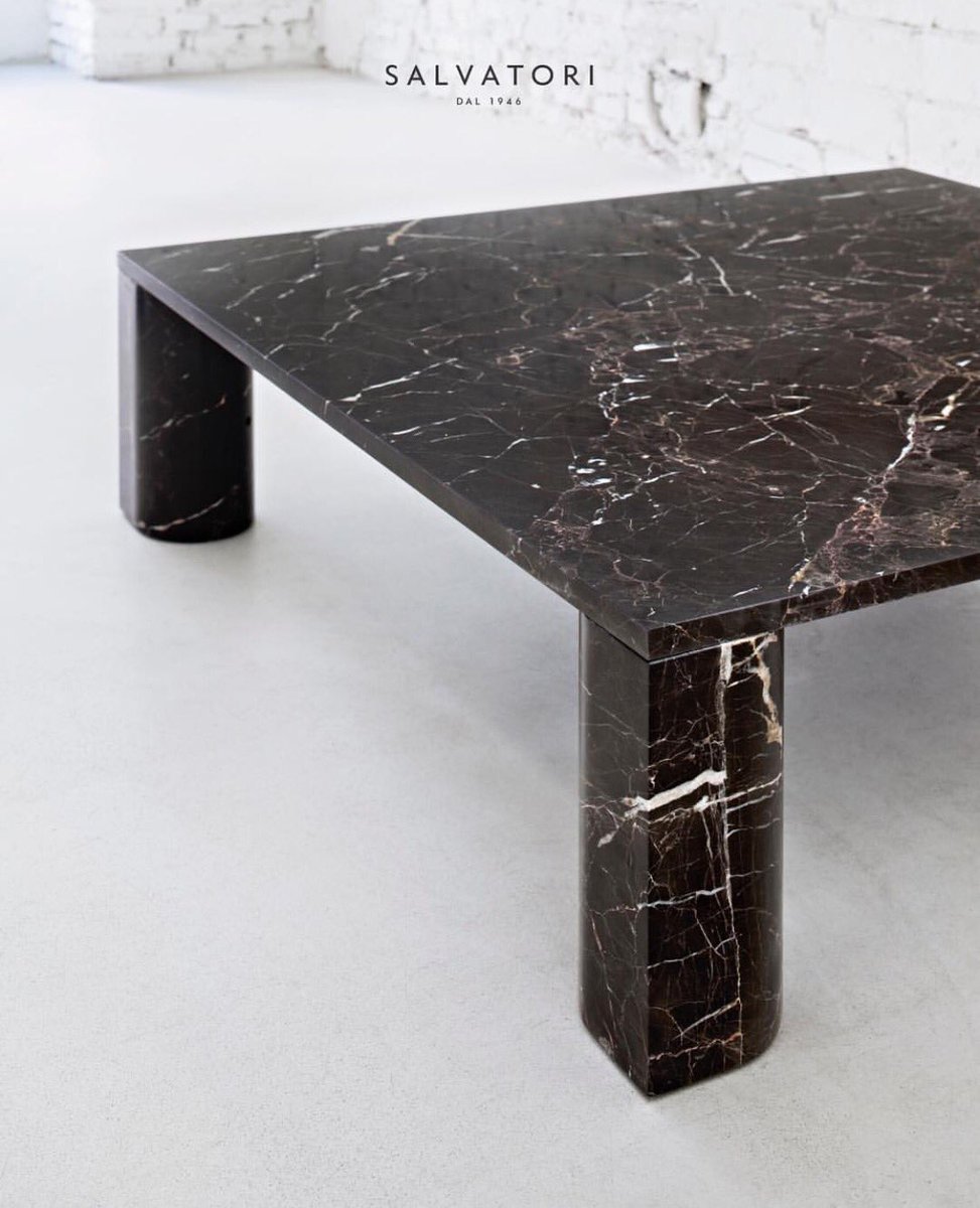 CodeVancouver's tweet photo. 'Love Me, Love Me Not' dining table in striking Noir St Laurent marble by @salvatoristone @michaelanastassiades #CodeShowroom https://t.co/pA1jAWH626