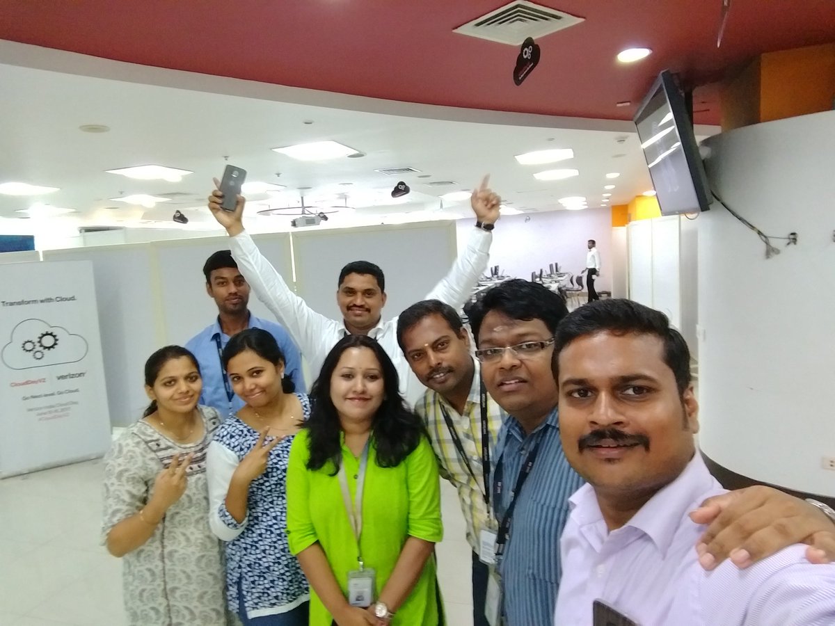 vzsuresh's tweet photo. #CloudDayVZ
CCOE team volunteers at the Cloud Day https://t.co/RmhvIEAnYC