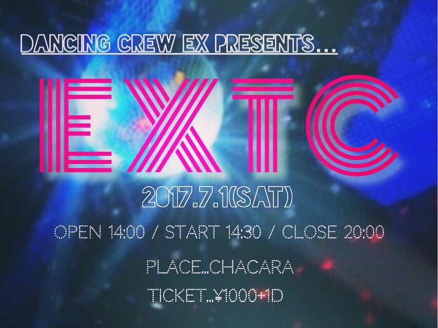 Ex_4w's tweet photo. 今年もやってきました！EXTC!!!
1年生の初舞台でもあり、2年生のかましどころでもあり、3年生の現役最後のEXTCでもあります！👊

7月1日はぜひ湘南台CHACARAまでお越しください🏃🏃
たくさんの方のご来場を心よりお待ちしてます！ https://t.co/dYC7Bz6YBg
