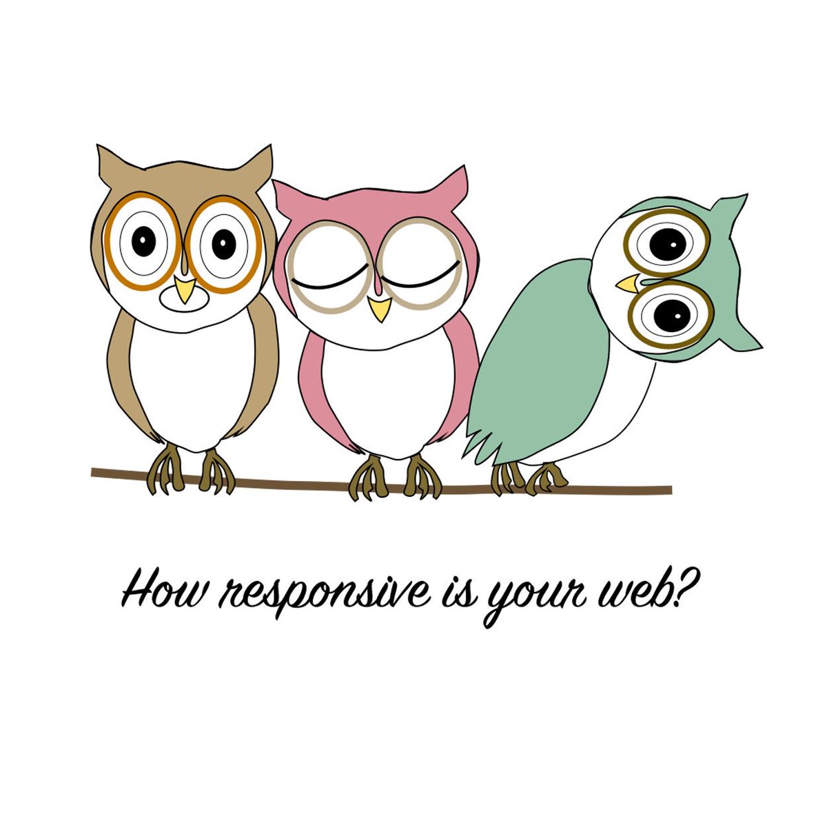 elainew0503's tweet photo. Made this for my portfolio. #responsive_web #webdesign #Illustrations #owls https://t.co/FiJIyb90R3