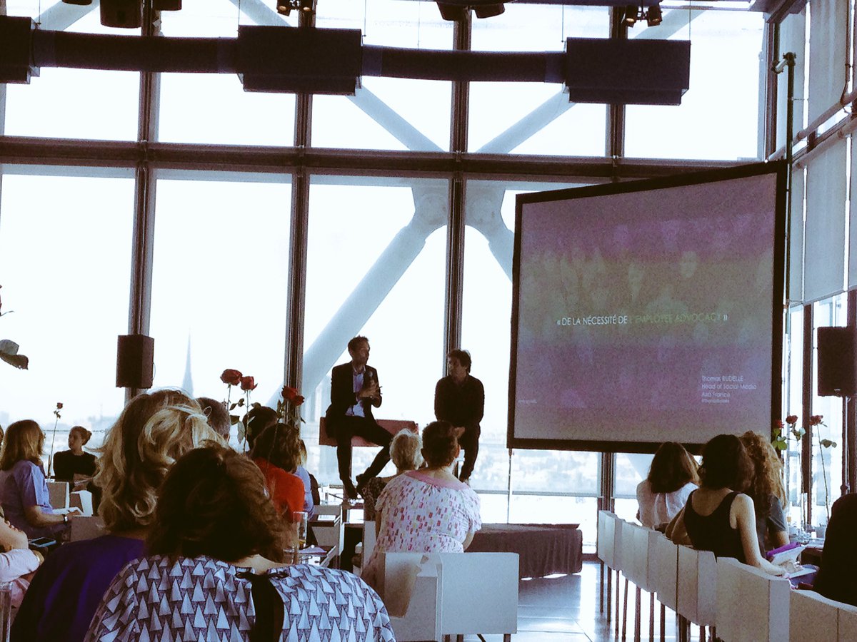 adedeyan's tweet photo. L' #influenceRS , @ThomasRudelle nous raconte son retour d'expérience. @Socialyse @AGENCE79 @AXAFrance @f2s https://t.co/YL2mnZRh2D