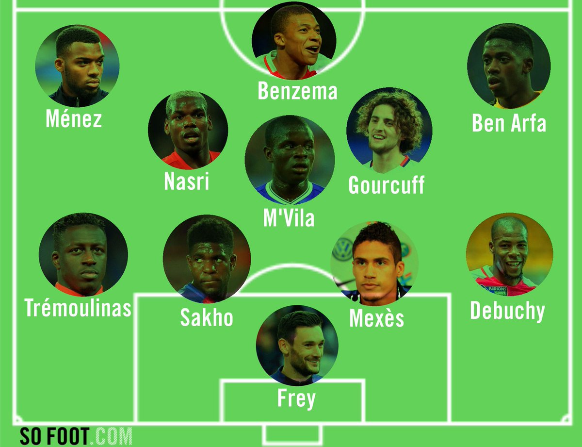 sofoot's tweet image. Cette équipe de France va tout défoncer sur son passage. C'est sûr et certain. Promis.