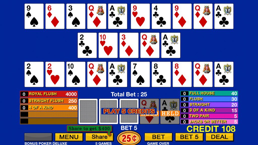 petiteone4223's tweet photo. #Multi_Video_Poker https://t.co/K6Vtrb3cmB