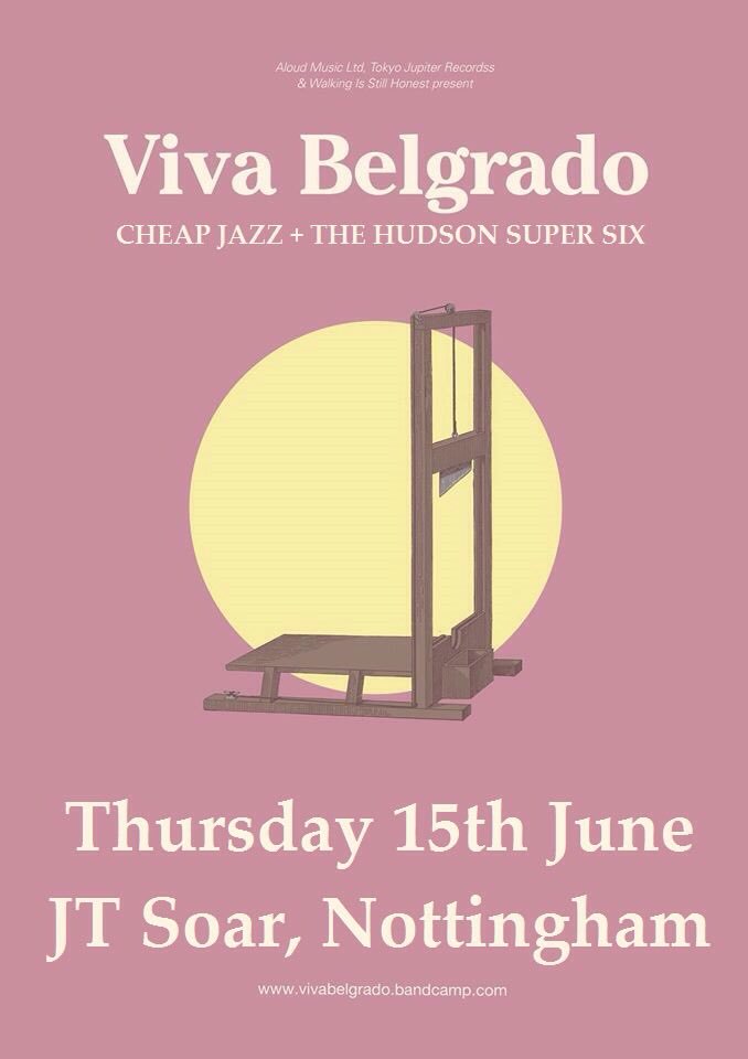 bUTTONpUSHER (@buttonpusherdiy) on Twitter photo Tonight we welcome <a href="/vivabelgrado/">Viva Belgrado</a> from Spain to <a href="/JTSoar/">JT Soar</a> along with <a href="/cheapjazz/">CHEAP JAZZ</a> and <a href="/thehudsonsuper6/">HS6</a> from 7:30pm #Nottingham Tonight we welcome <a href="/vivabelgrado/">Viva Belgrado</a> from Spain to <a href="/JTSoar/">JT Soar</a> along with <a href="/cheapjazz/">CHEAP JAZZ</a> and <a href="/thehudsonsuper6/">HS6</a> from 7:30pm #Nottingham