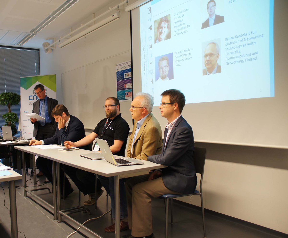 #Security for network slicing and #IoT hot topics for #5G research said <a href="/5GPPP/">5GPPP</a> Security WG panel at #EUCNC17. <a href="/metis2020/">METIS-II</a>