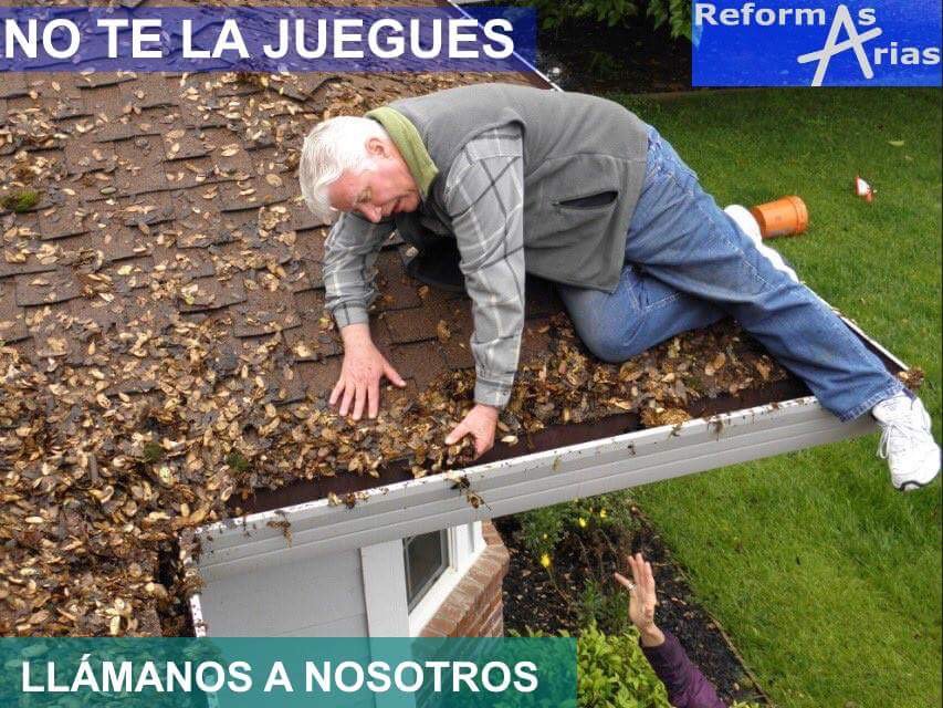 ReformasArias's tweet photo. No te la juegues con la limpieza de los canalones https://t.co/rMcxgxhCUr