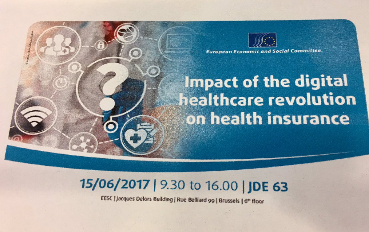 Today #digitalhealth in <a href="/EU_EESC/">European Economic and Social Committee</a>. #Health #Insurers in the centre of the #digital #ecosystem. <a href="/EU_Health/">EU One Health</a> @EU_eHealth <a href="/ESIP_EU/">EU Social Insurance</a> <a href="/DSV_EU/">DSV in Europe</a>