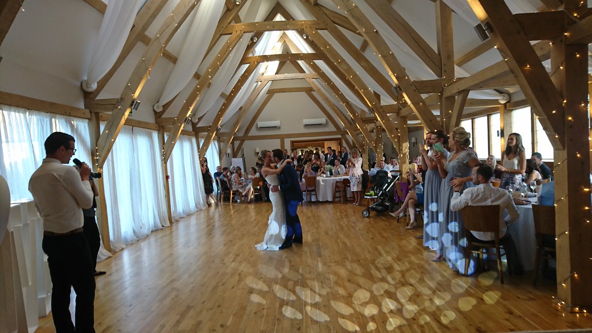 Such a #lovely #surprise for the #firstdance with the #Grooms cousin  #singing - #beautiful #MakingMemories #Lanhamwedding