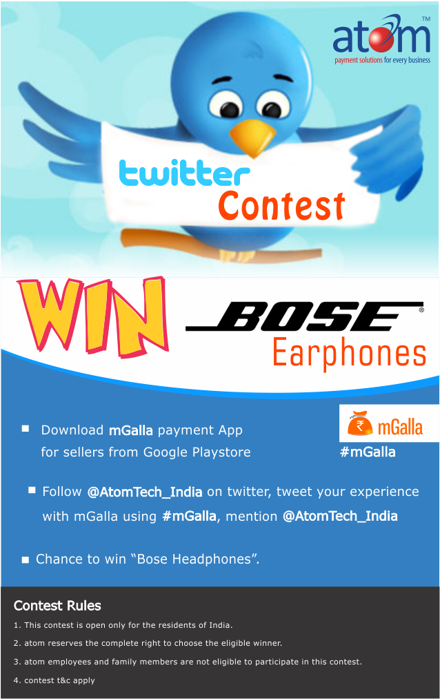 ADAPTIS_India's tweet photo. #ContestAlert Visit AtomTech booth @rai_india #ReTechCon2017 and tweet with #mGalla to win bose earphones & other exciting gifts #Contest https://t.co/rbTz5K4iBH