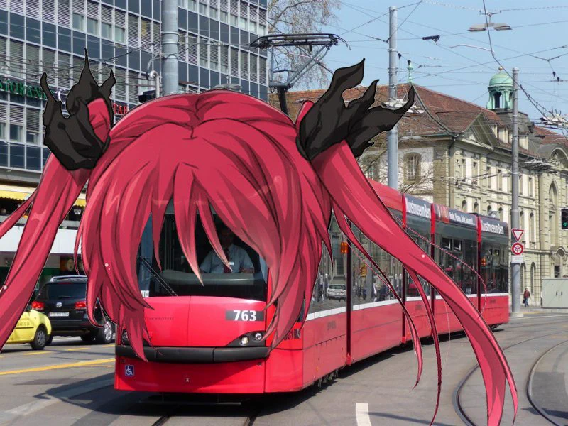 ロシアの鉄オタｗアニメキャラの髪と鉄道を組み合わせるコラが流行るｗｗｗ