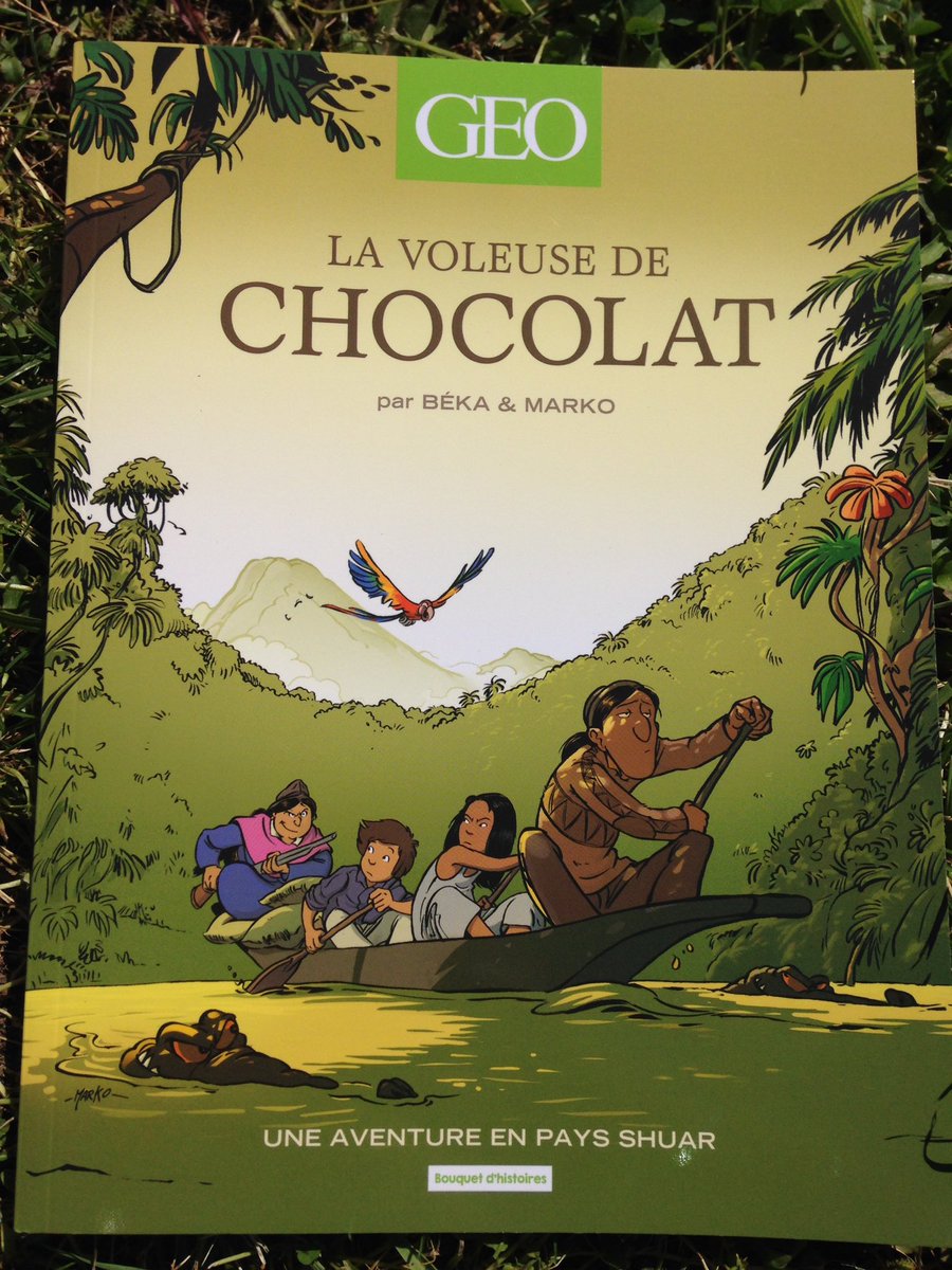 abonnementsbdh's tweet photo. Le livre de juin des 8/10 ans : La voleuse de chocolat, série GéoBD. Édition originale parue chez Dargaud. #bouquetdhistoires #abonnements https://t.co/iyiMs7hdbN