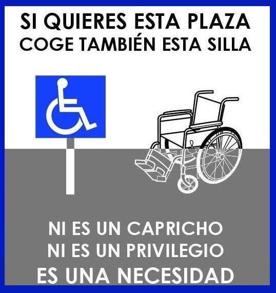 guardiacivil's tweet photo. #FelizJueves a todos menos a a l@s list@s que aparcan en plazas para personas con discapacidad
Ponte en su lugar, no en su sitio https://t.co/QlYvRxfnIG
