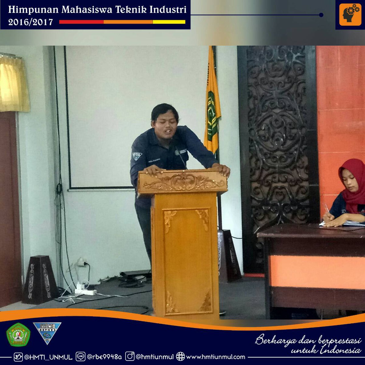 [iNews]

Rapat Evaluasi Triwulan HMTI di kelas besar Fakultas Teknik UNMUL yang disampaikan Divisi Internal
More info cek ig @hmtiunmul