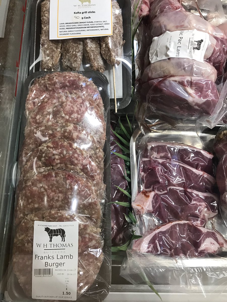 nenecourt's tweet photo. All fresh meat from your local butchers W H Thomas here in Nene Court, brilliant for the perfect barbecue weekend! #freshmeat https://t.co/bzvqDY3P1o